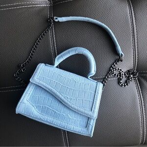 Zara Denim Crossbody Bag